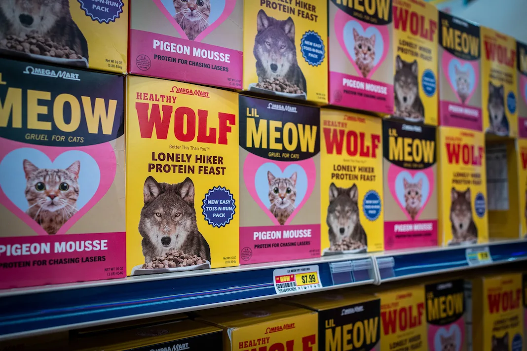 meow wolf cereal from the Las Vegas Omega Mart