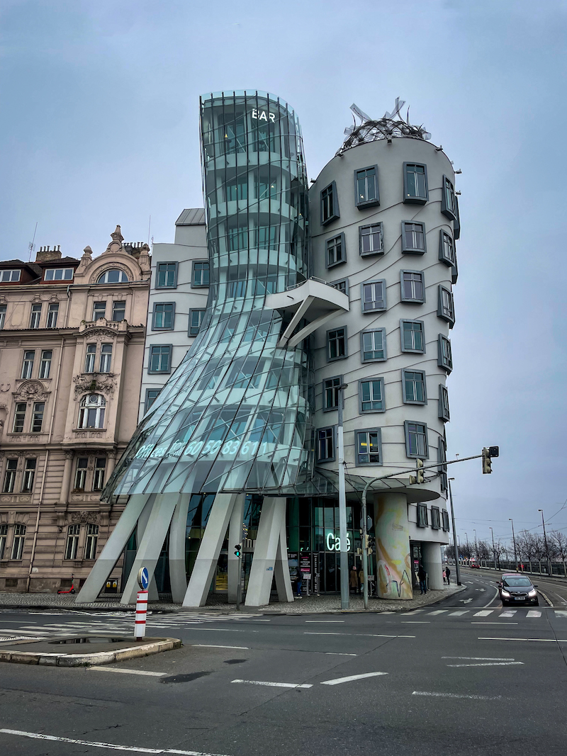 Dancing house Tančící dům in prague