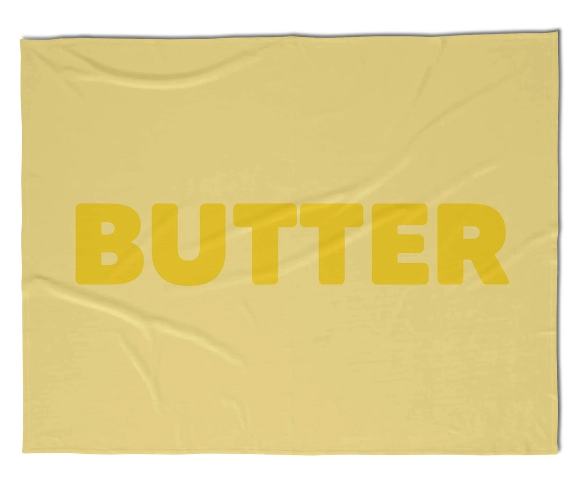 Geometry Butter Blanket yellow