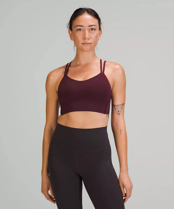 lululemon like a cloud bra longline cassis