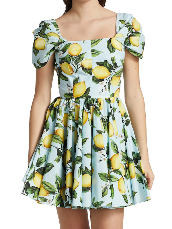 Dolce and Gabbana Limoni Tea Dress