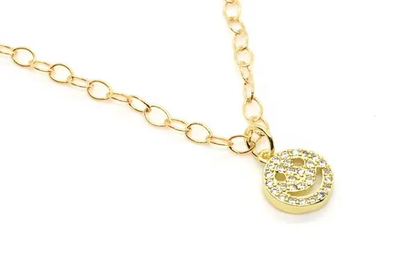 Jessica Santander Maria Smile Necklace Gold