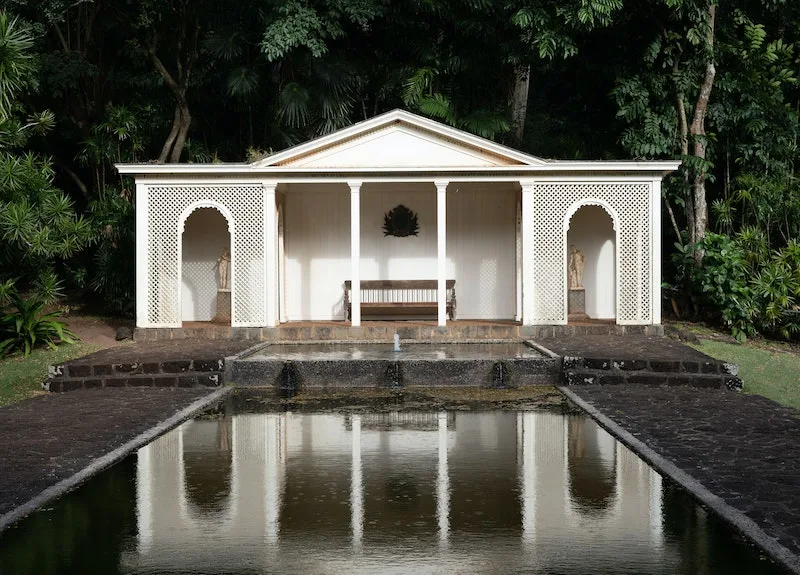 Allerton Gardens Dianes Fountain Gazebo in Kauai Hawaii