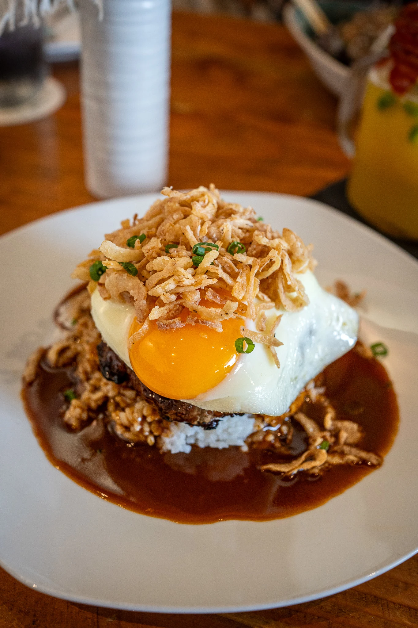 Loco Moco from Kiawe Roots in Kauai Hawaii