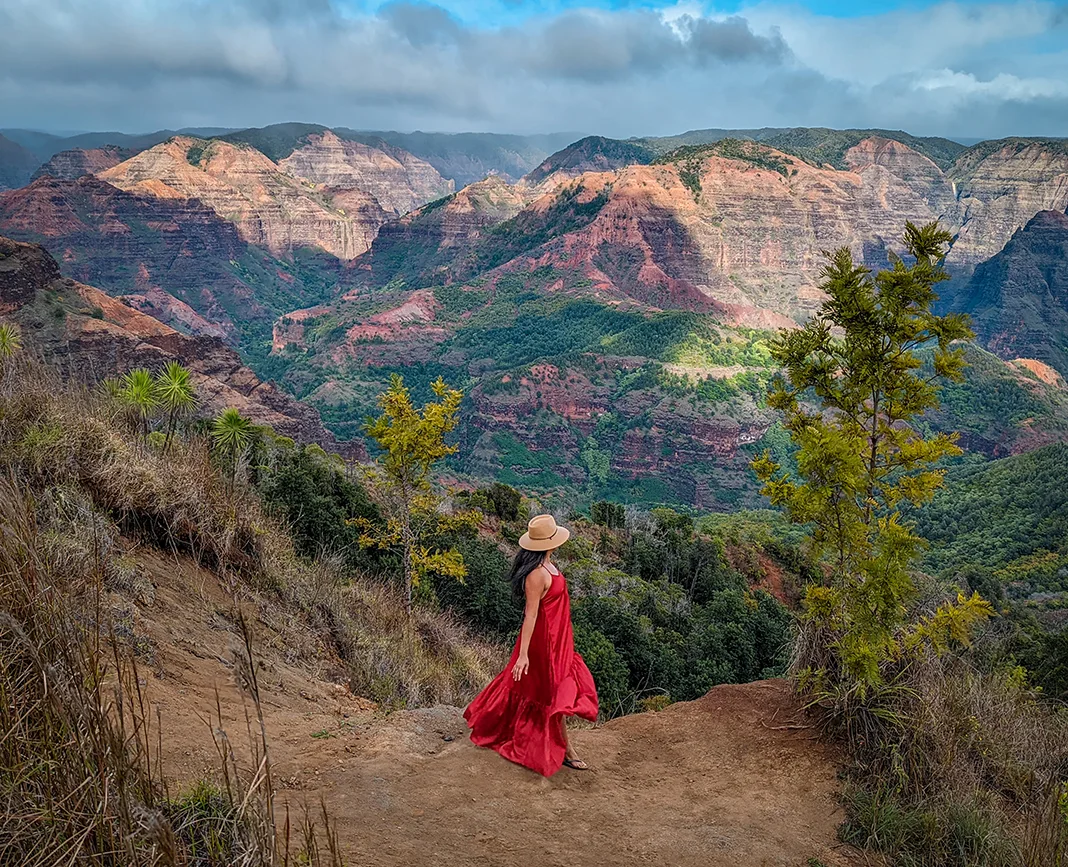 Waimea Canyon Perrin and Co Ella Dress Kauai Hawaii