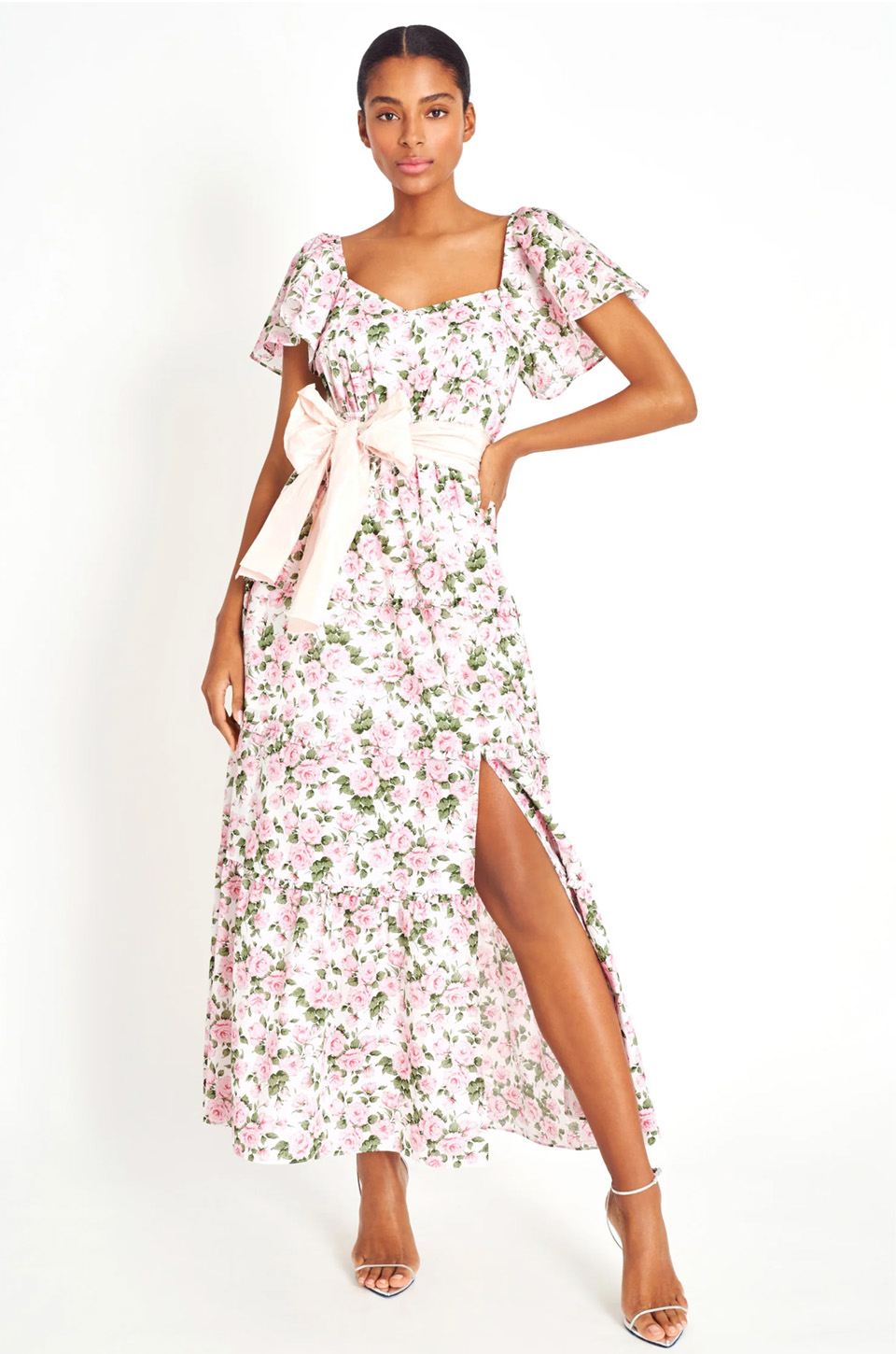 LoveShackFancy Liberty Charo Dress Floral Bow