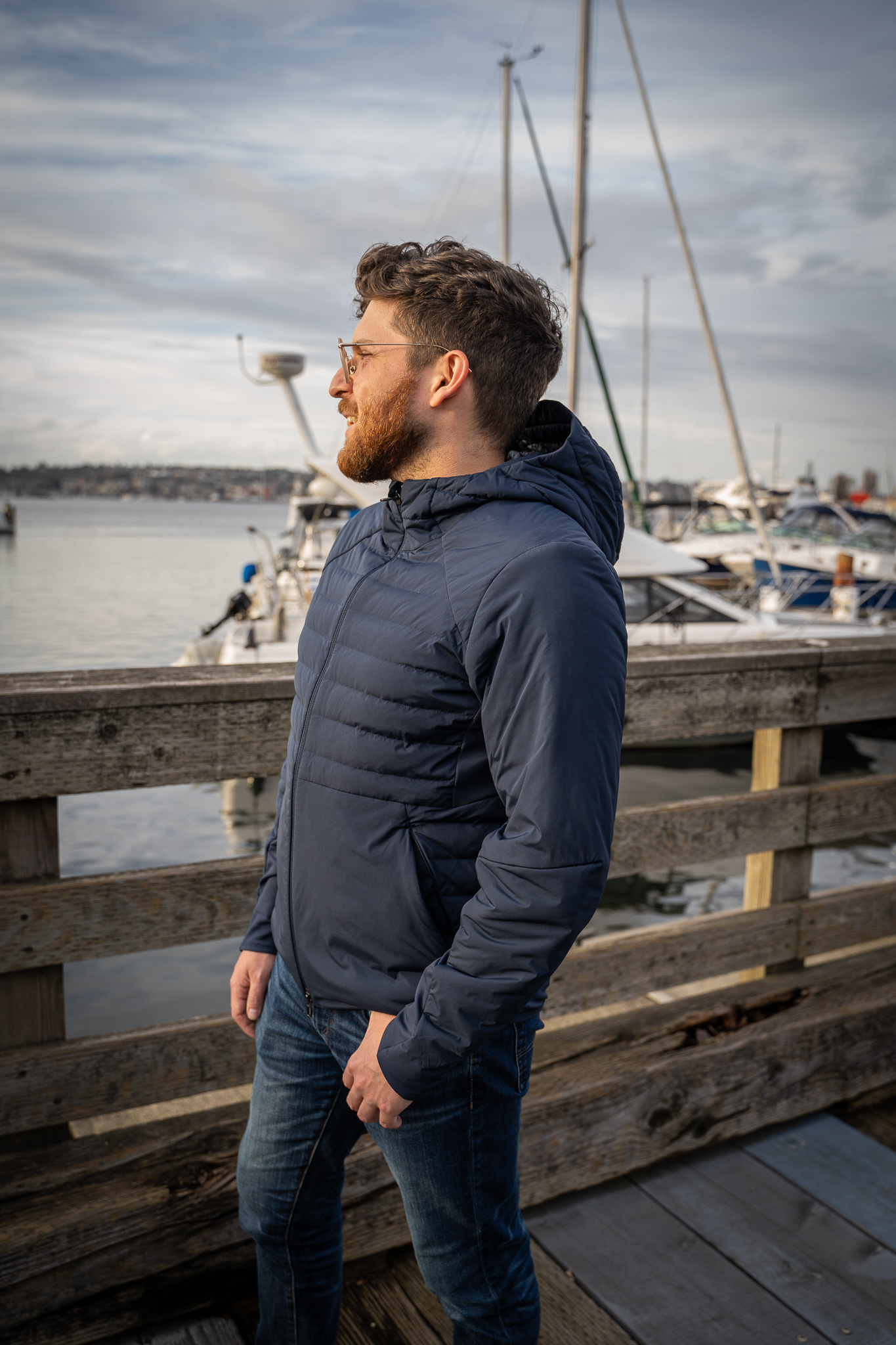 lululemon Men's Down for it All Jacket in Navy