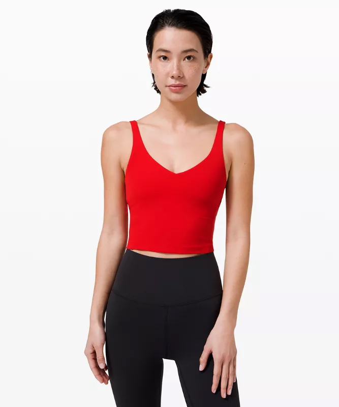 lululemon Align tank top in Dark Red