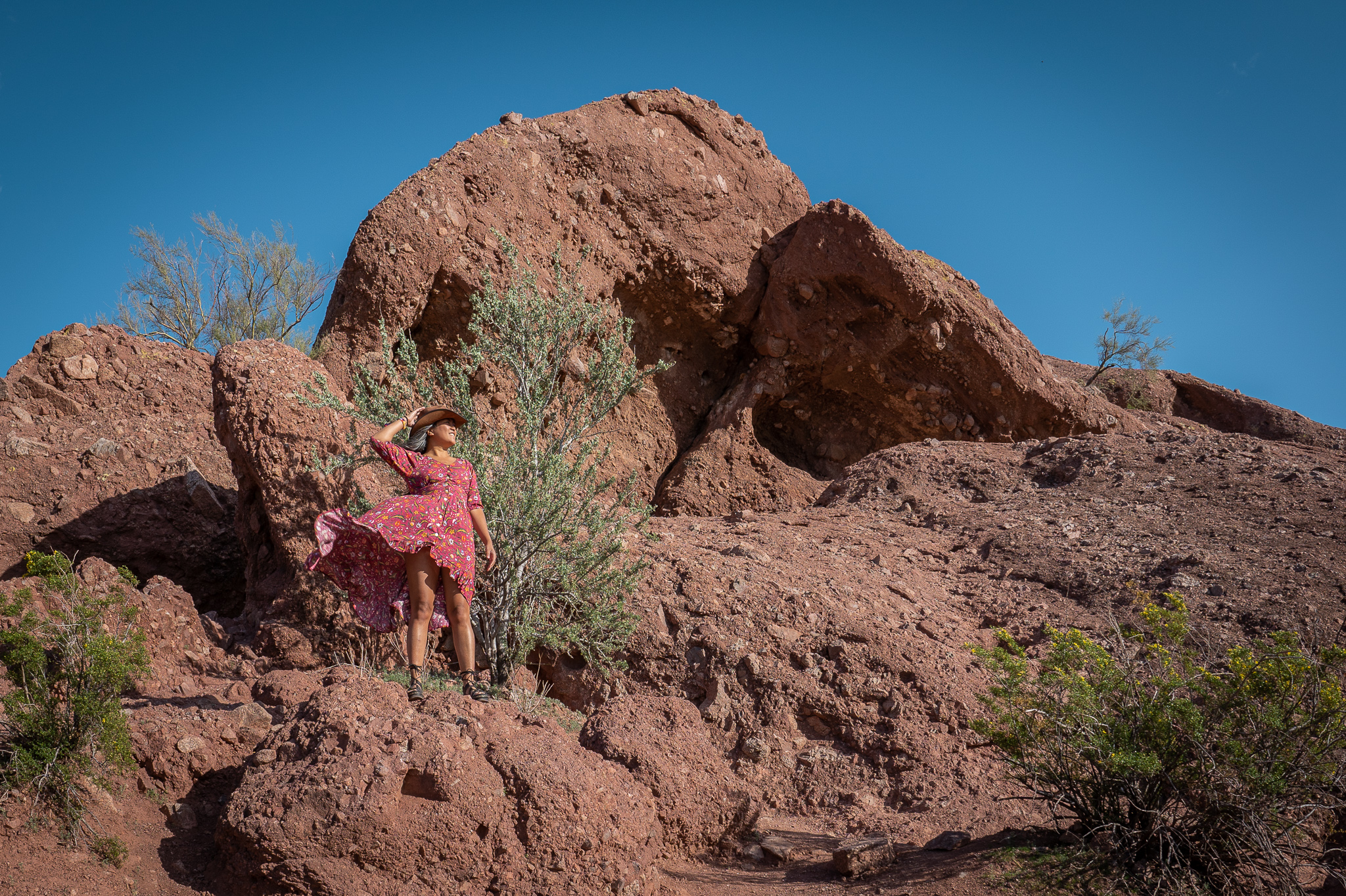 Tamga Designs Isla Midi Dress Arizona Popago Park