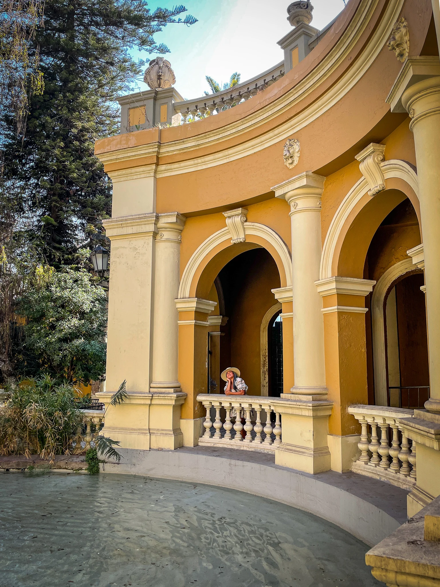 Cerro Santa Lucia Hill Neptune's Fountain Fuente Neptuno schimiggy