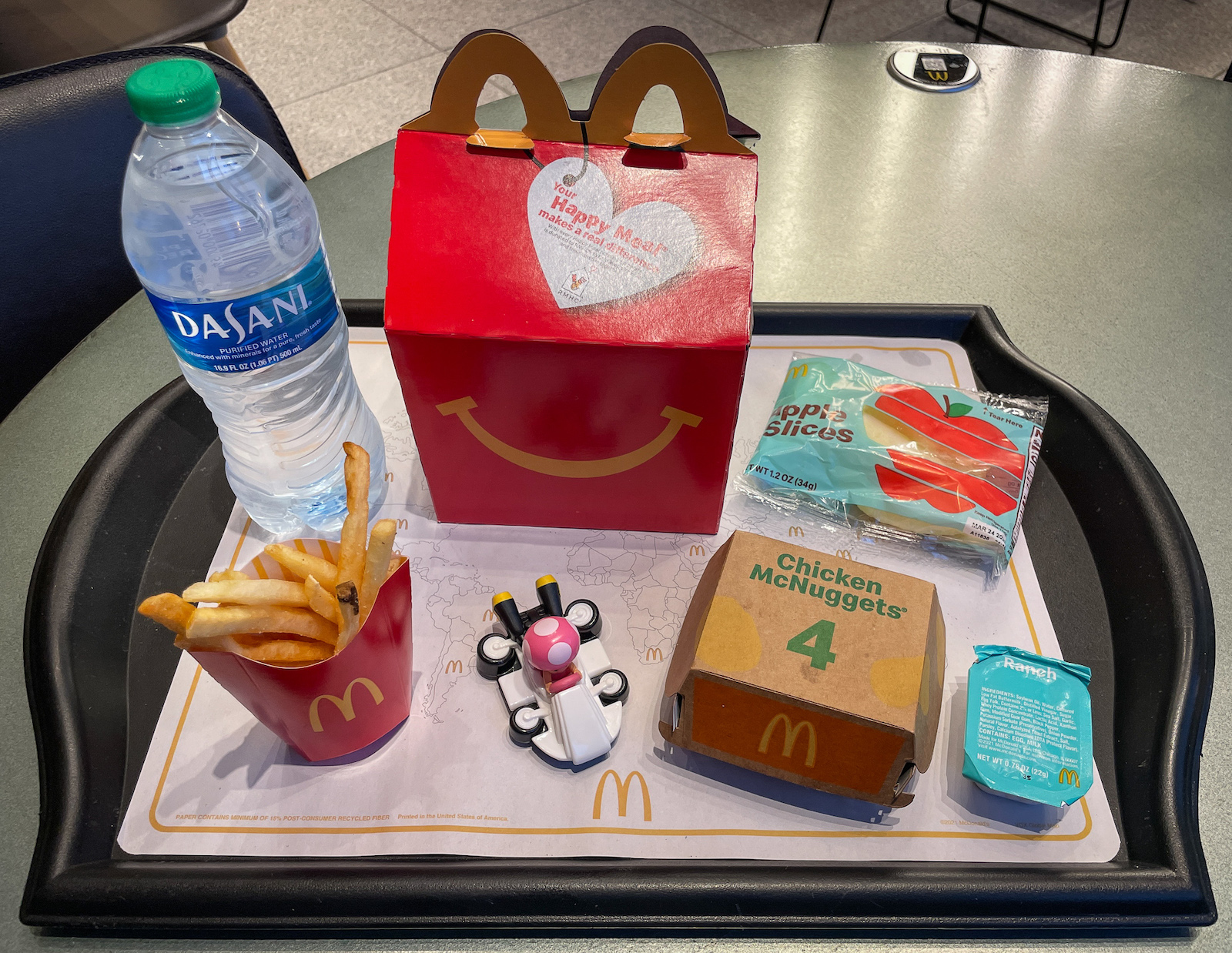 McDonalds Happy Meal from Global Restaurant in Chicago Illinois