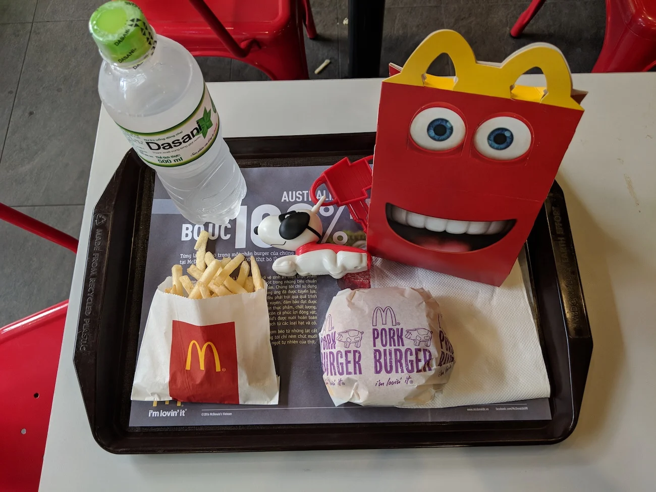 McDonald's Happy Meal from Saigon HCMC Vietnam 2018