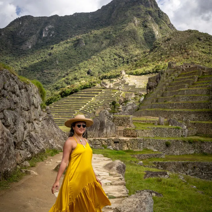 Peru Machu Picchu Perrin and Co Ella Dress Sunshine Yellow Lack of Color hat