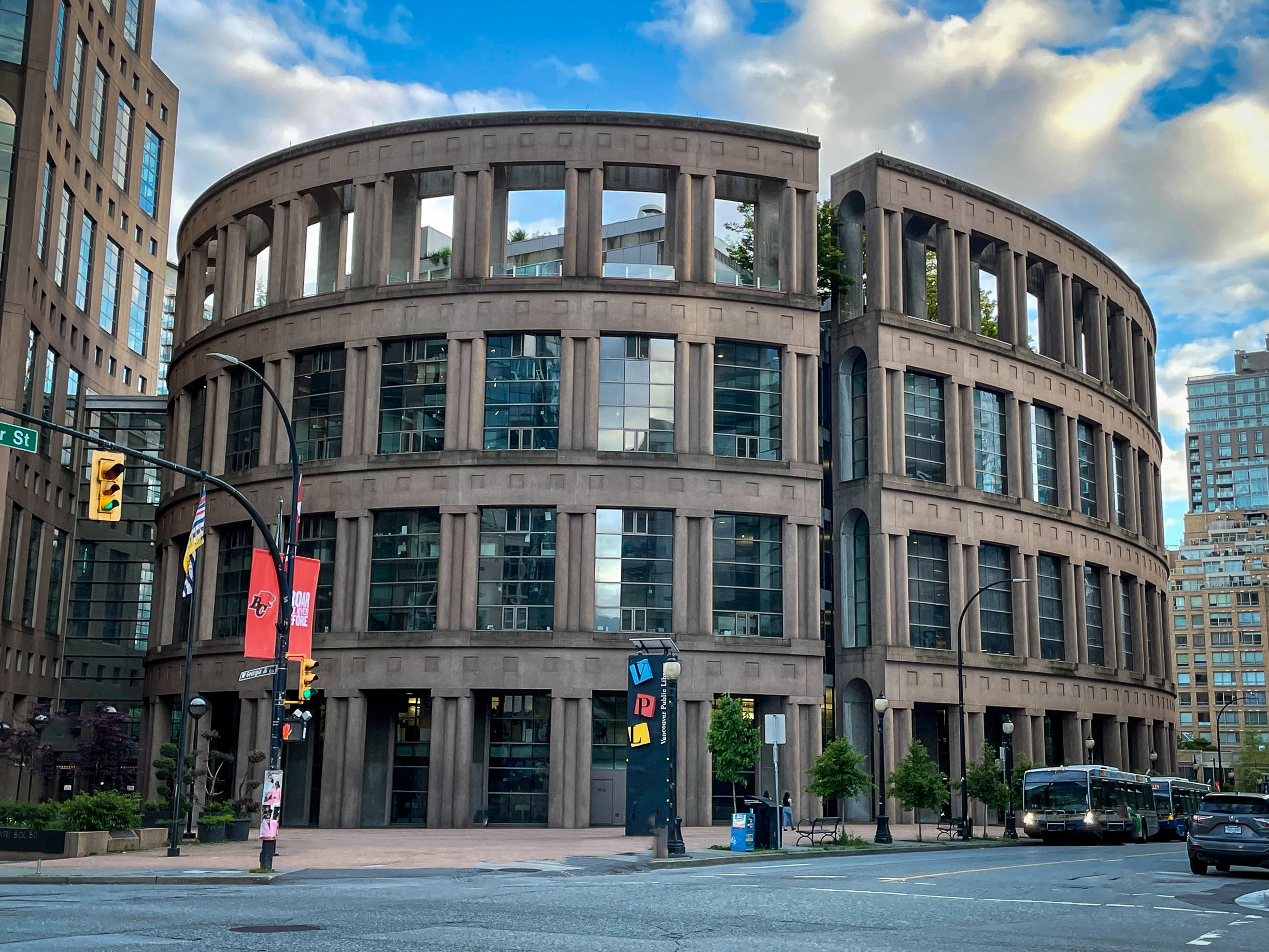 Downtown Vancouver Central Public Library Canada