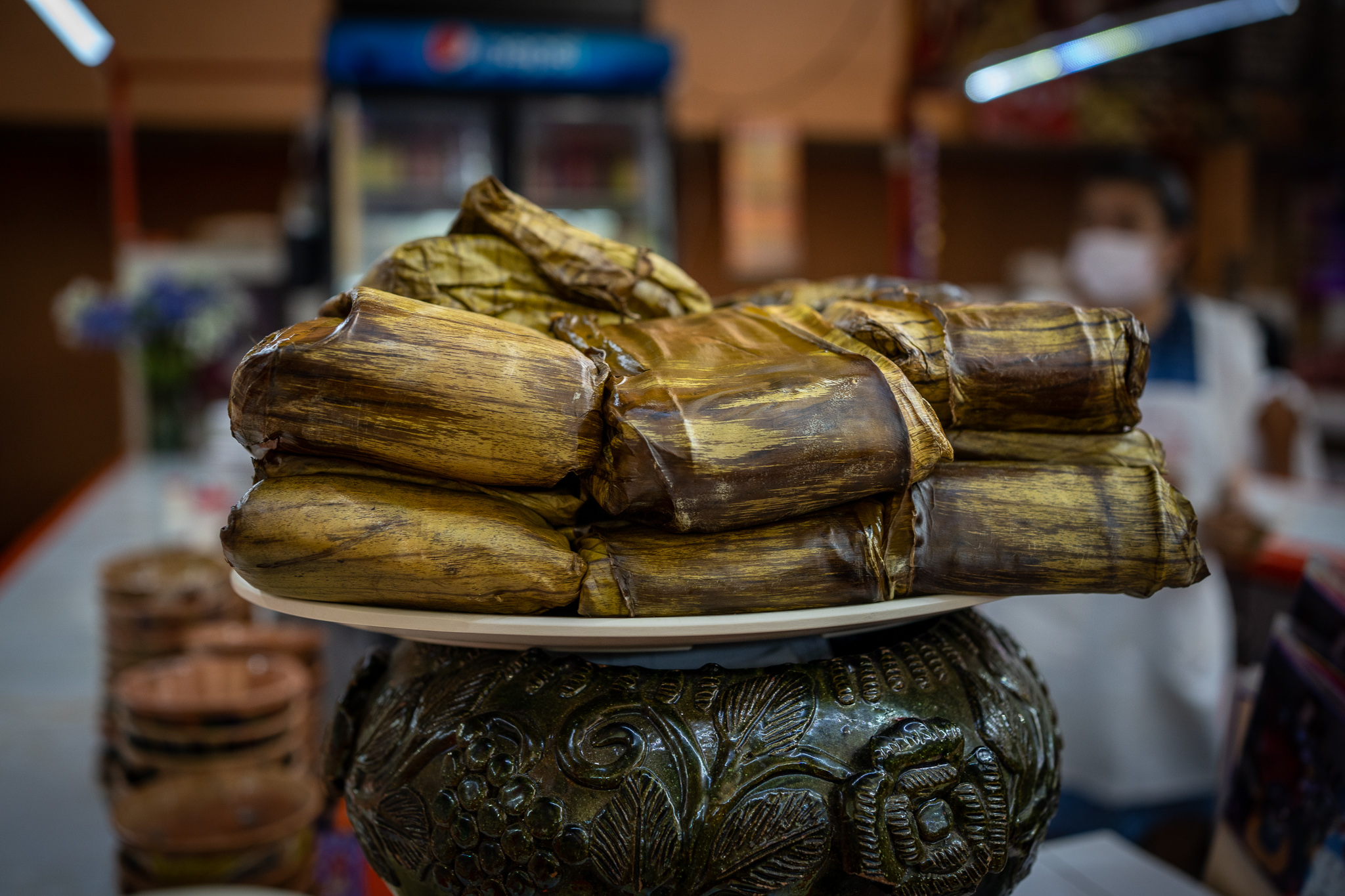 Tamales de Mole Negro