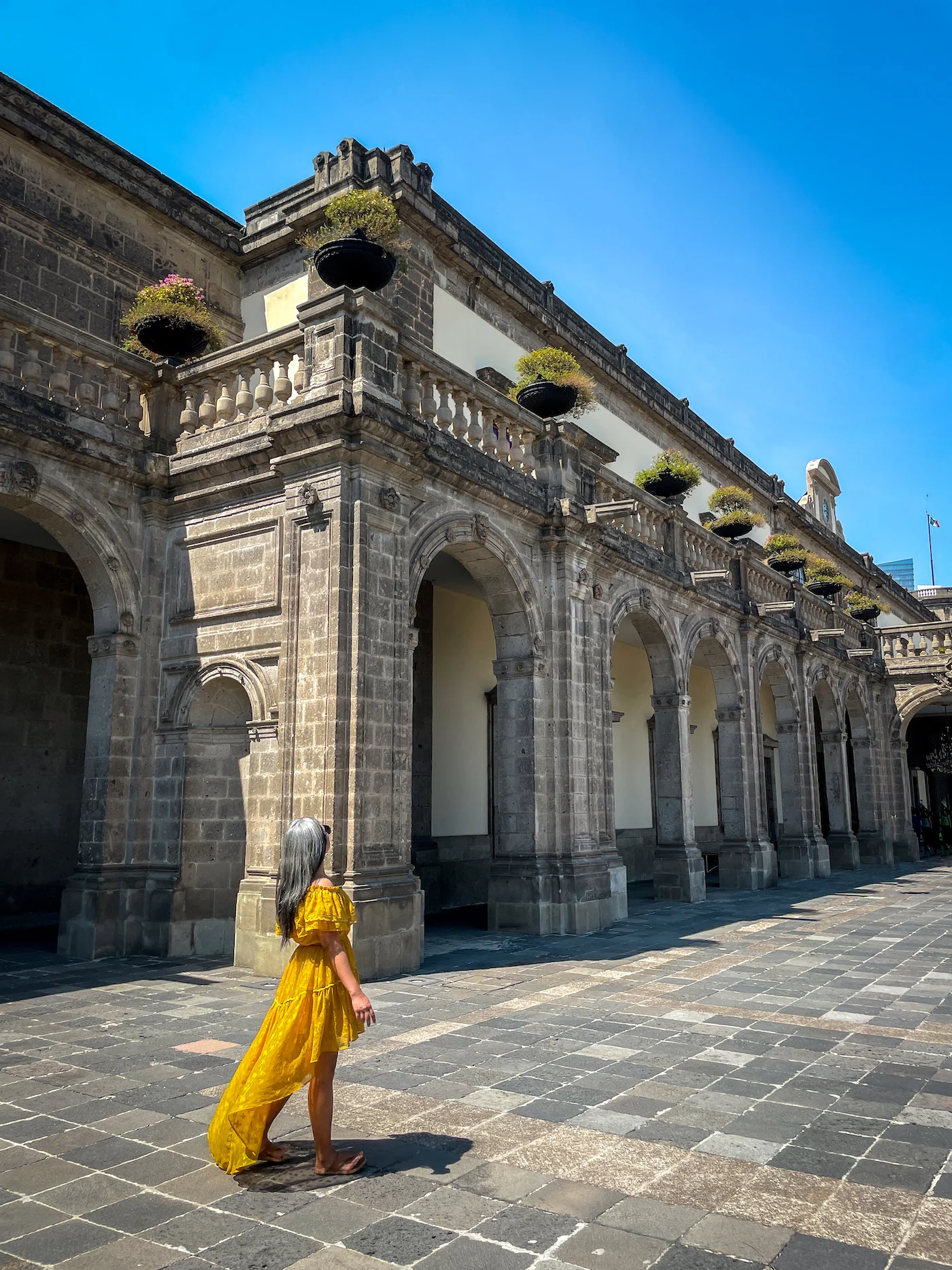 Castillo de Chapultepec Castle Mexico City cdmx arches