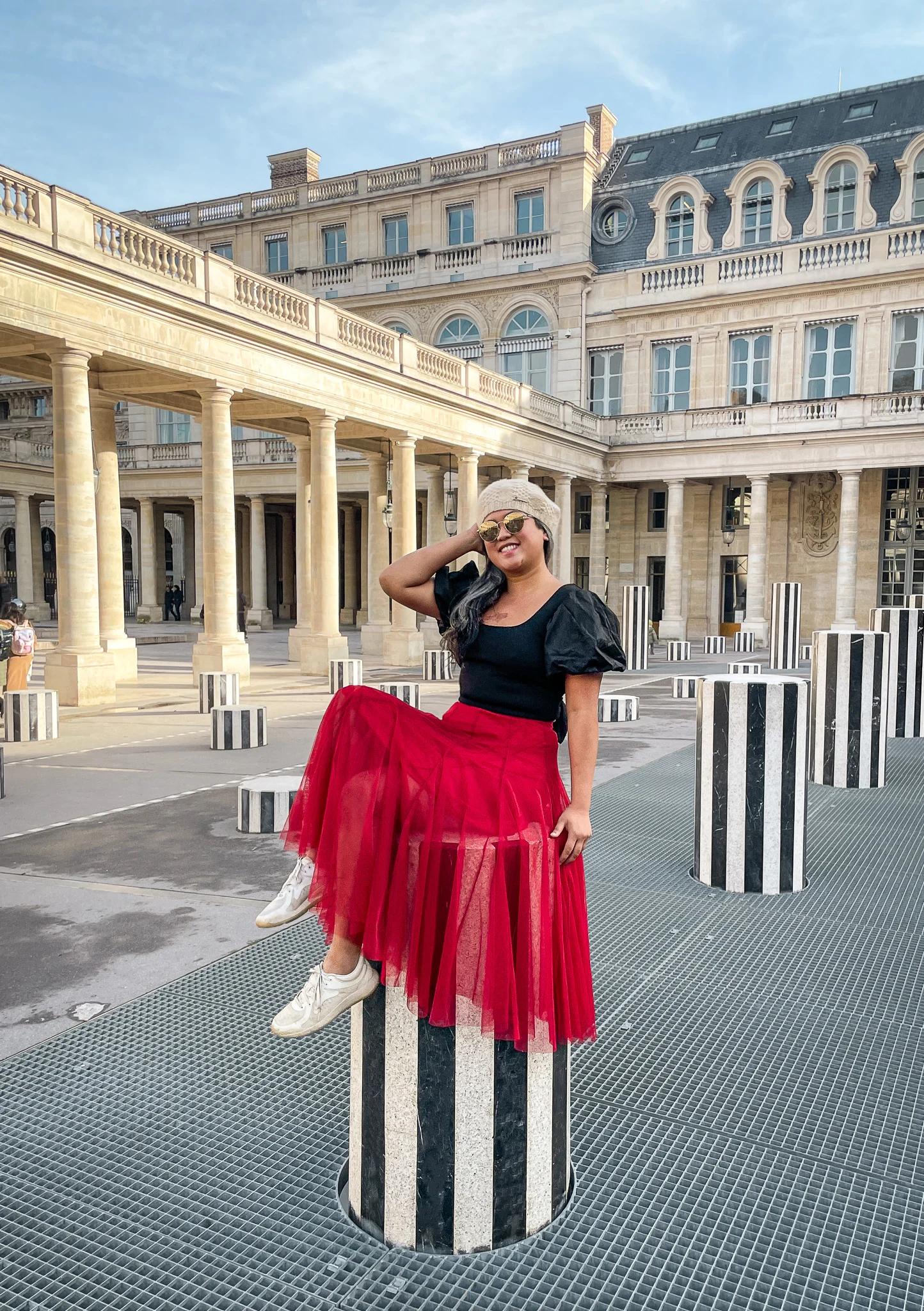 Palais Royal Striped Columns Paris France