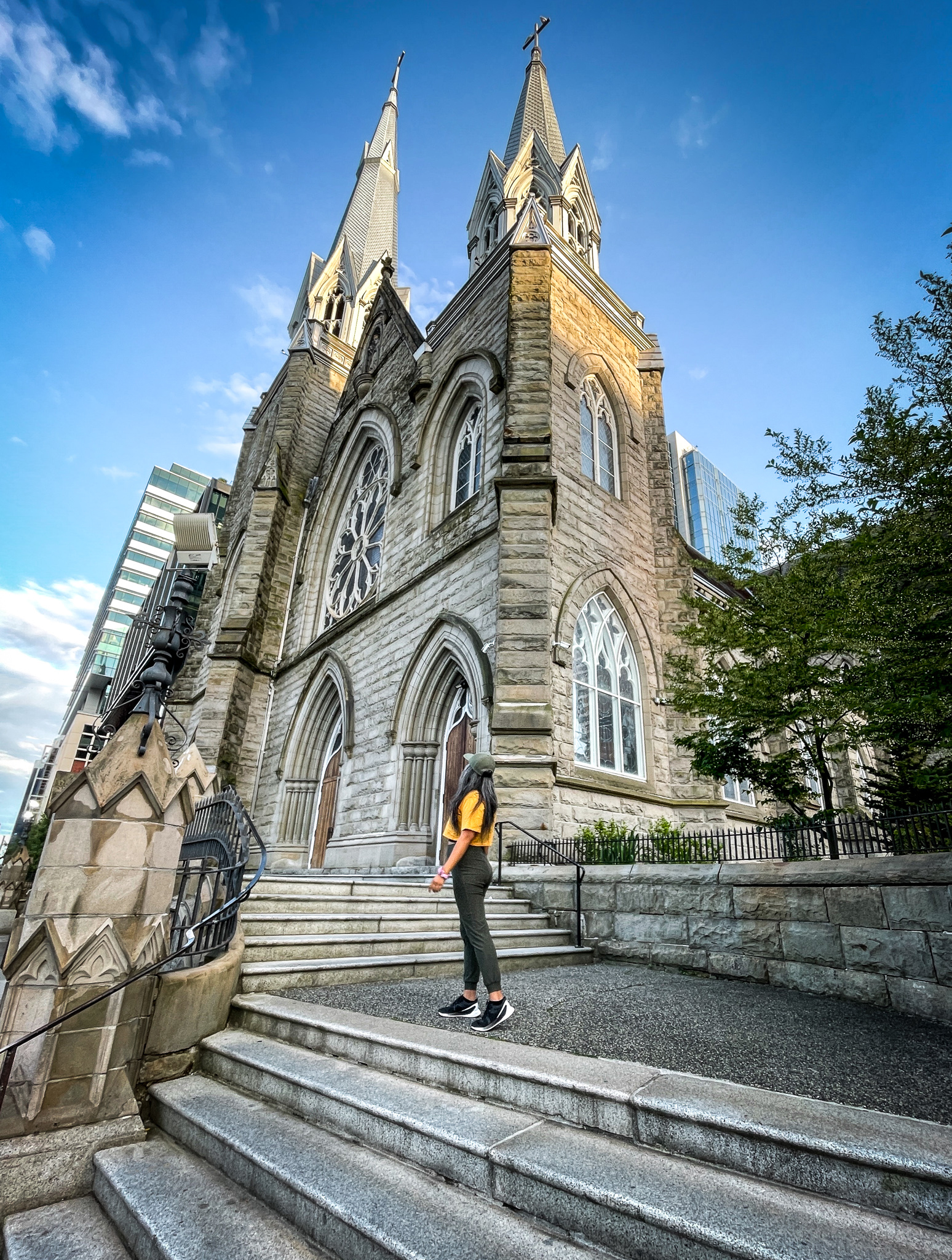 pretty church Holy Rosary Cathedral in Vancouver BC Canada