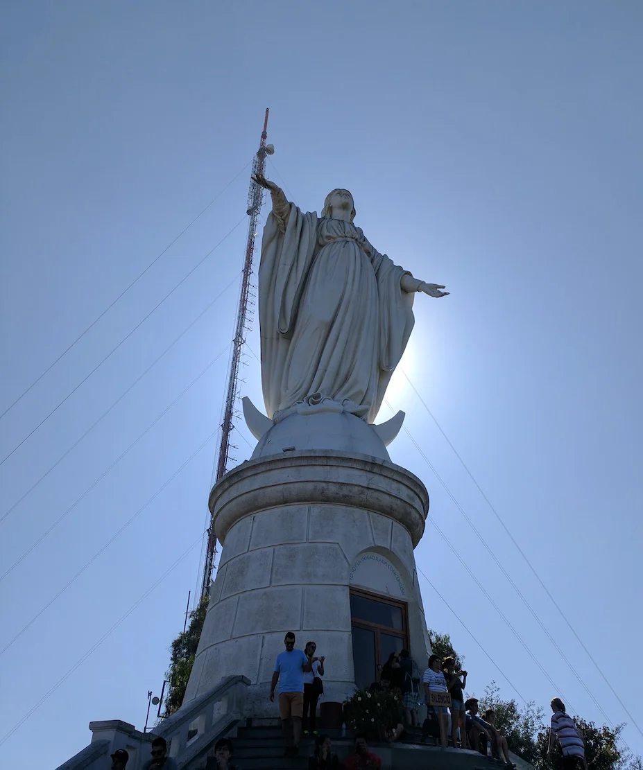 Cerro San Cristobal Hill Virgin Mary Statue