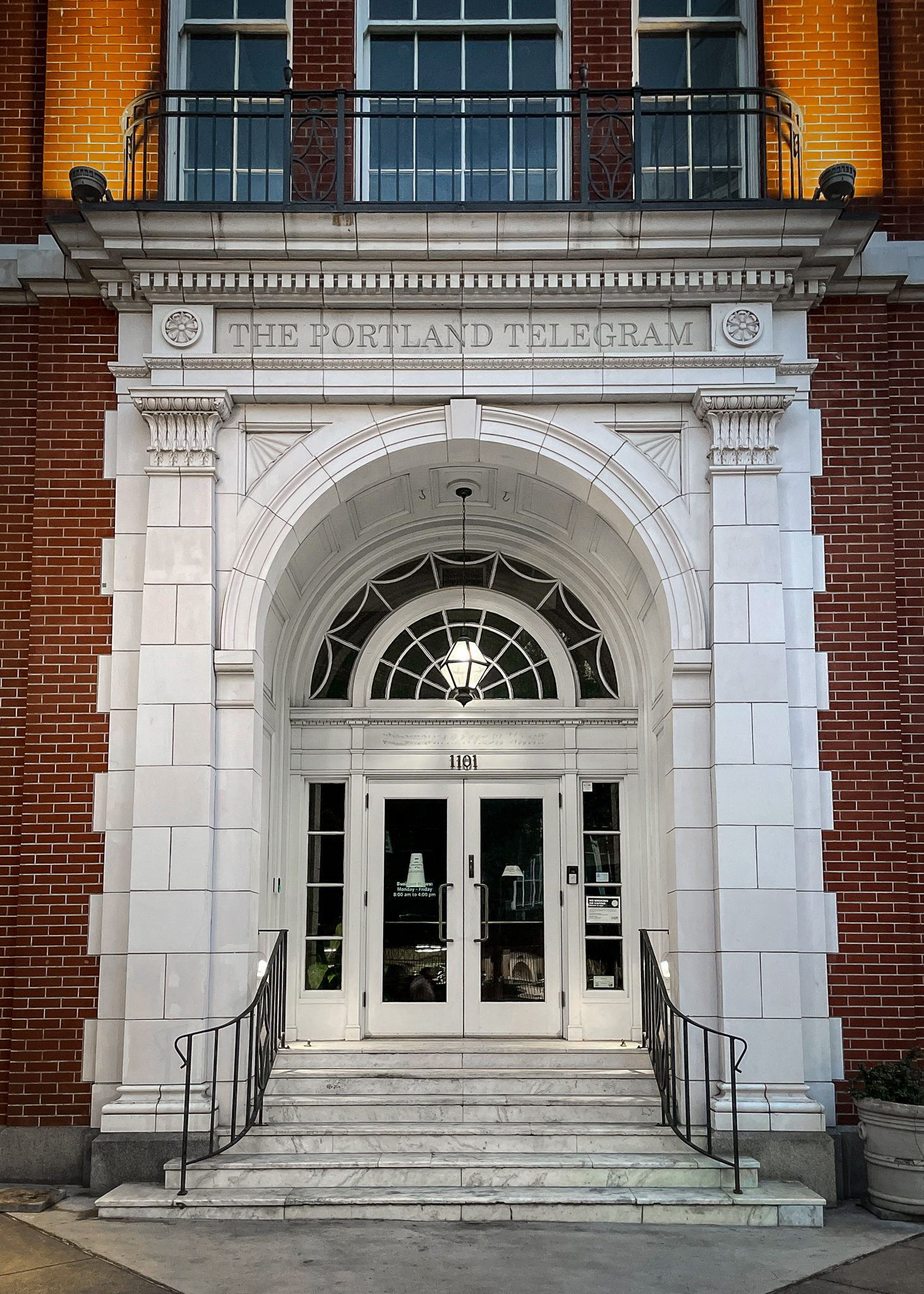 The Portland Telegram Building beautiful doorway