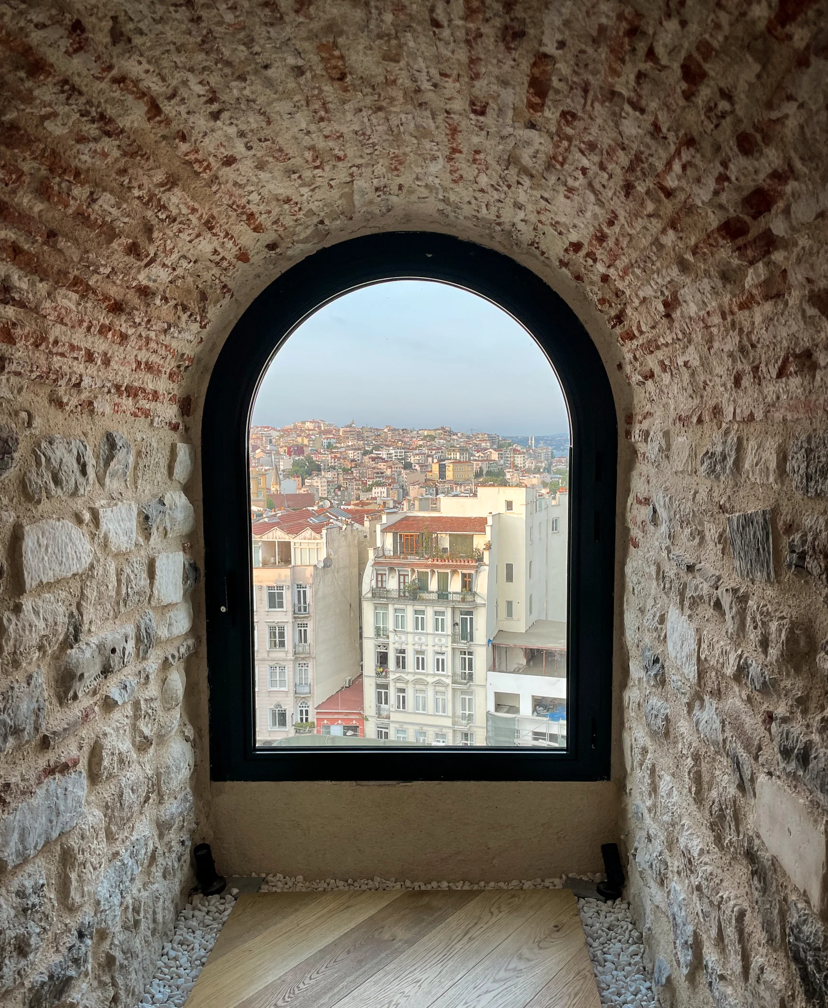 View from a Galata Tower window