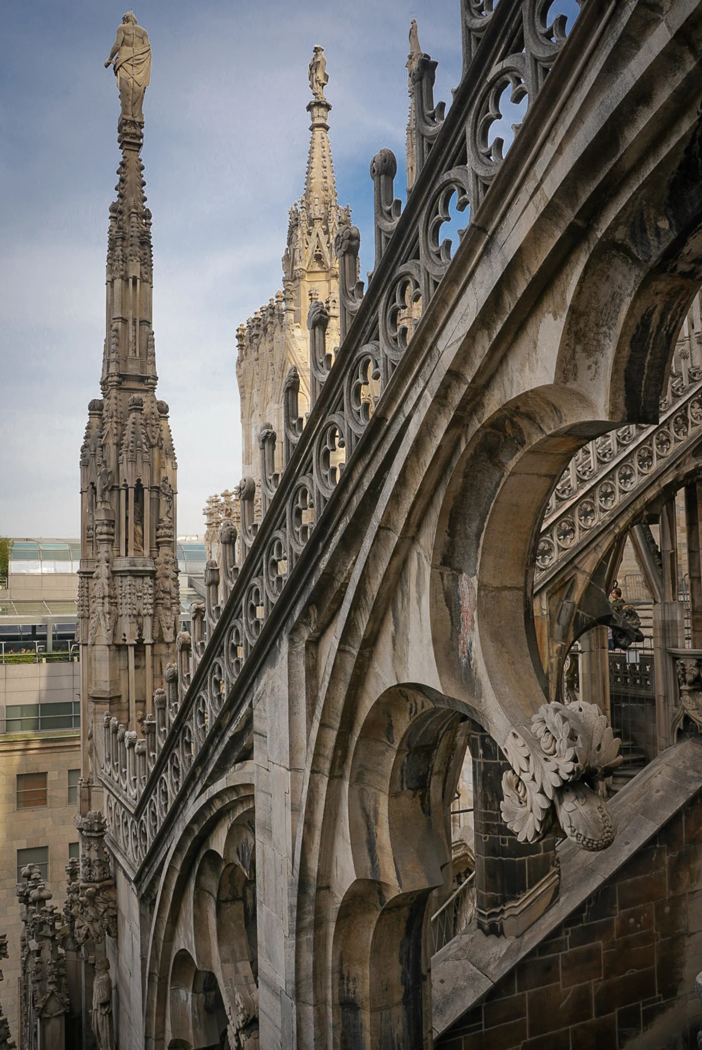 Duomi di Milano rooftop sculptures