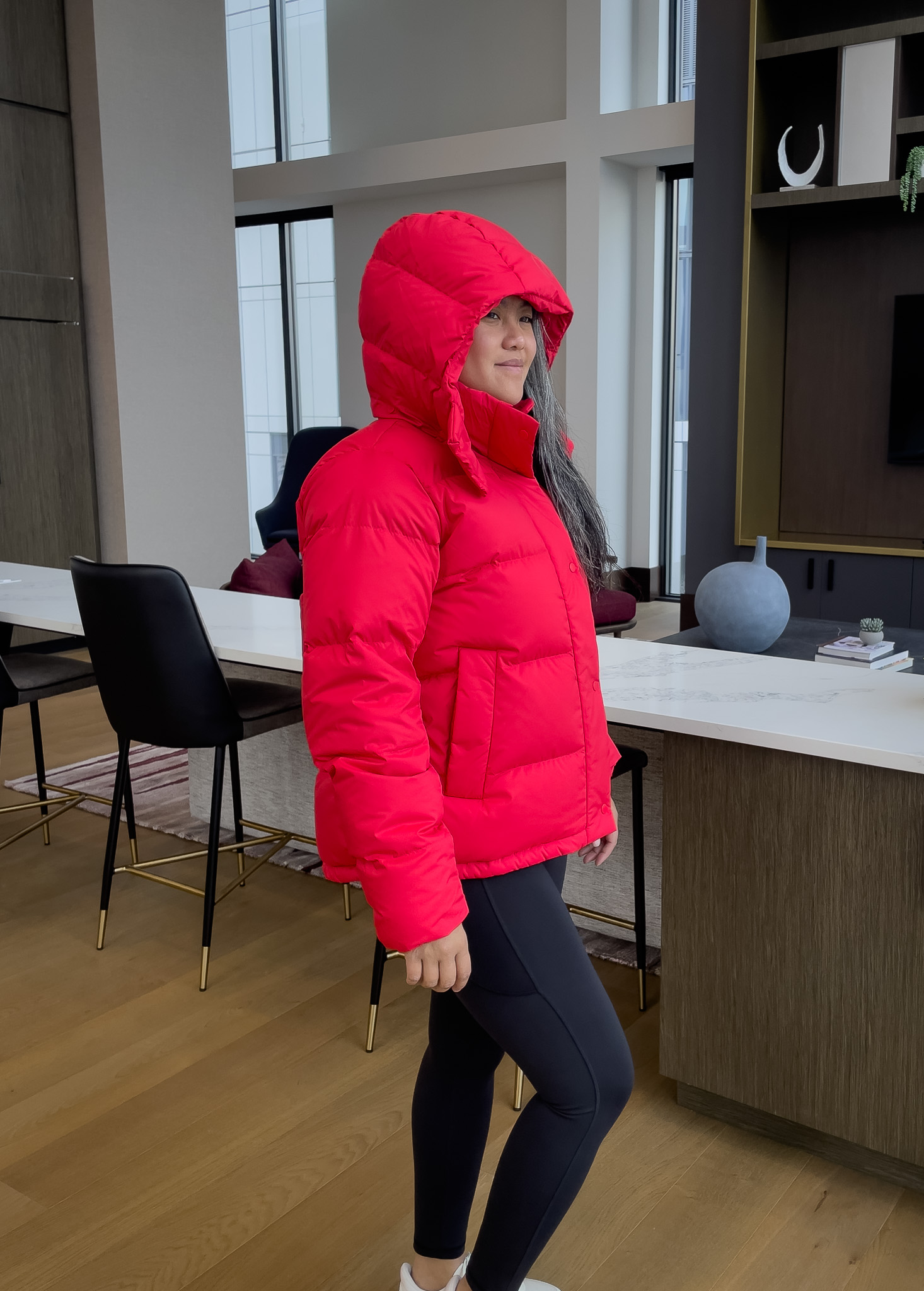 lululemon Wunder Puff Jacket Carnation Red side