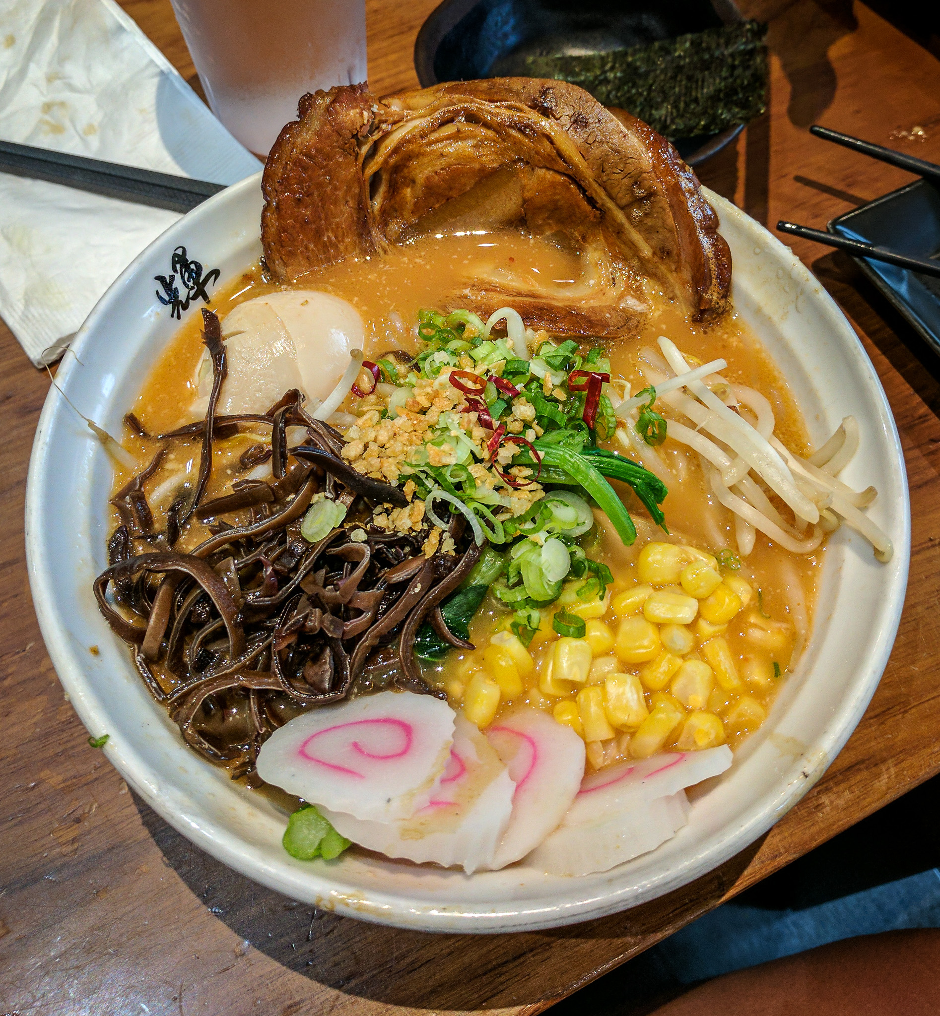 Kizuki Spicy Ramen Pork Chashu Seattle