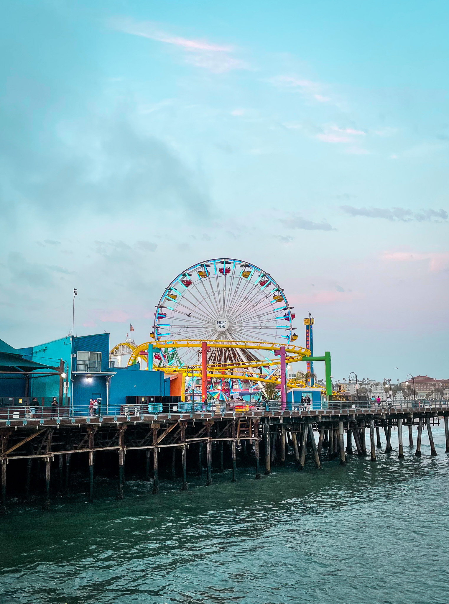 Pacific Park Wheel in Santa Monica California