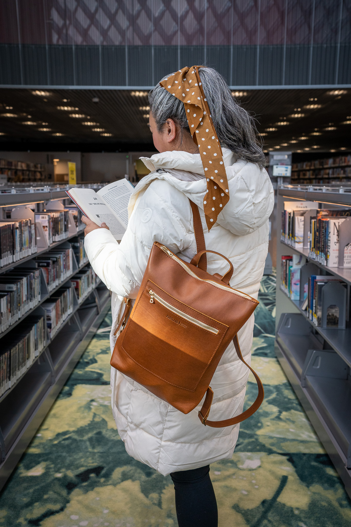 Portland Leather Goods Laptop Backpack Lole Chloe Jacket Seattle public library