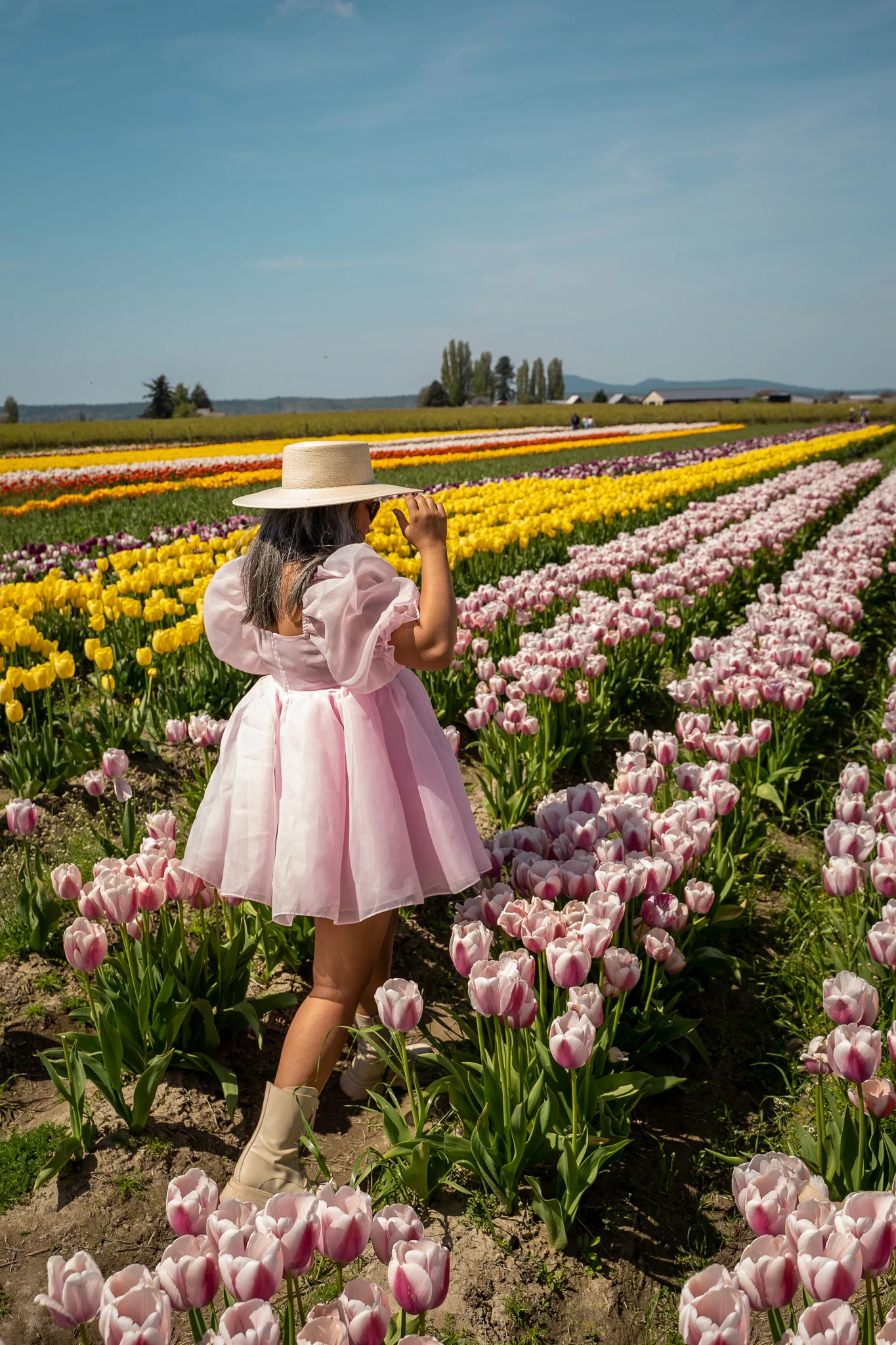 Selkie Angel Delight Puff Dress ASN Hats Straw Boater pink dress