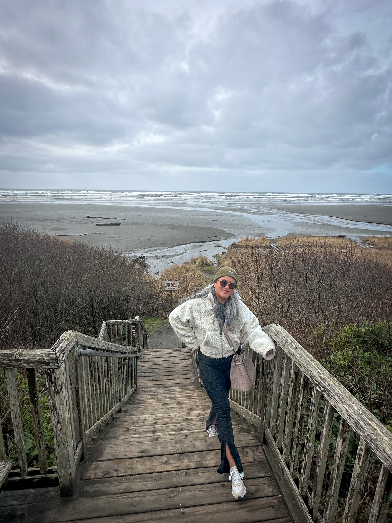 Seabrook WA Beach Stairs