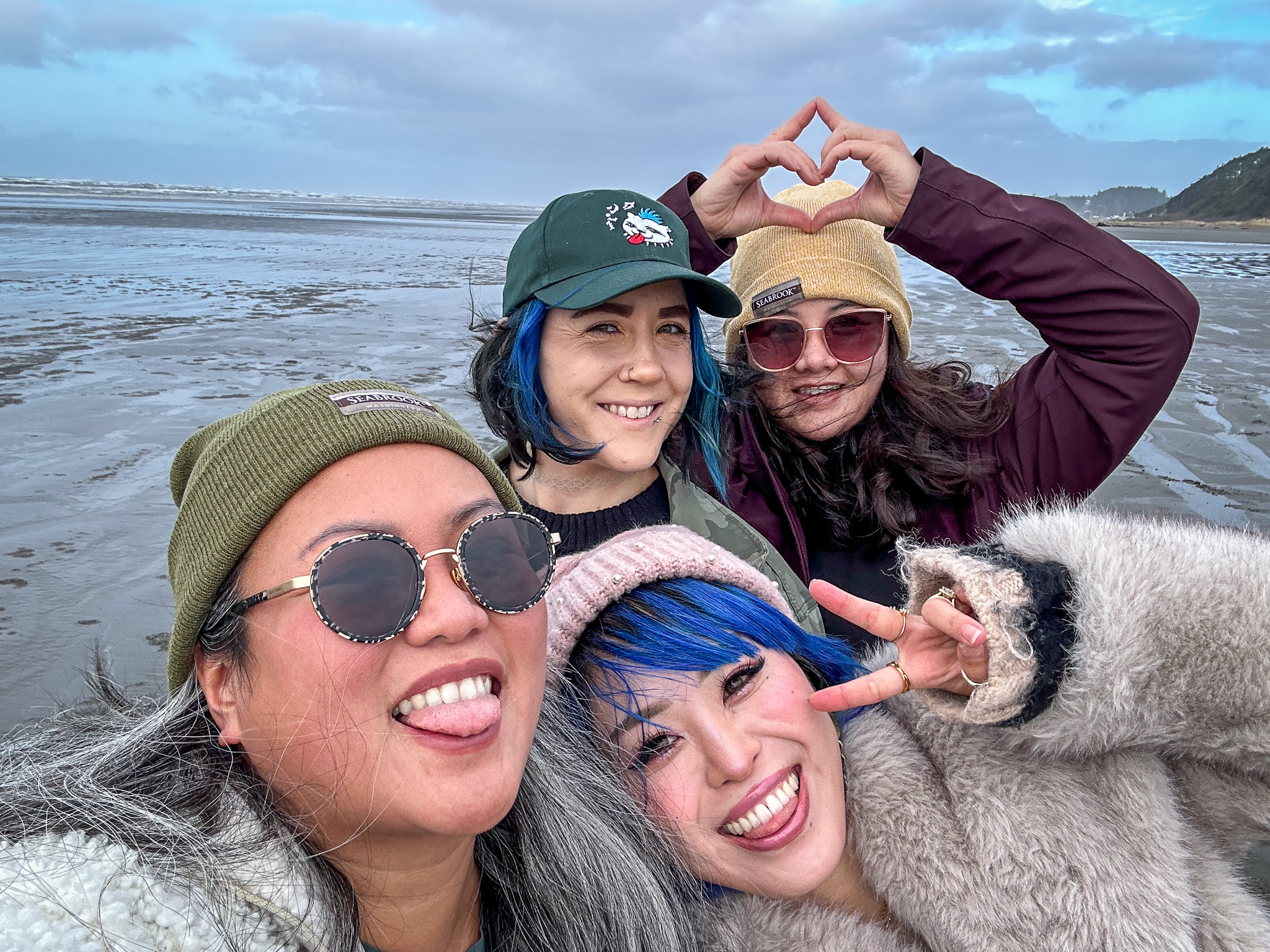 girls getaway to seabrook washington beach town