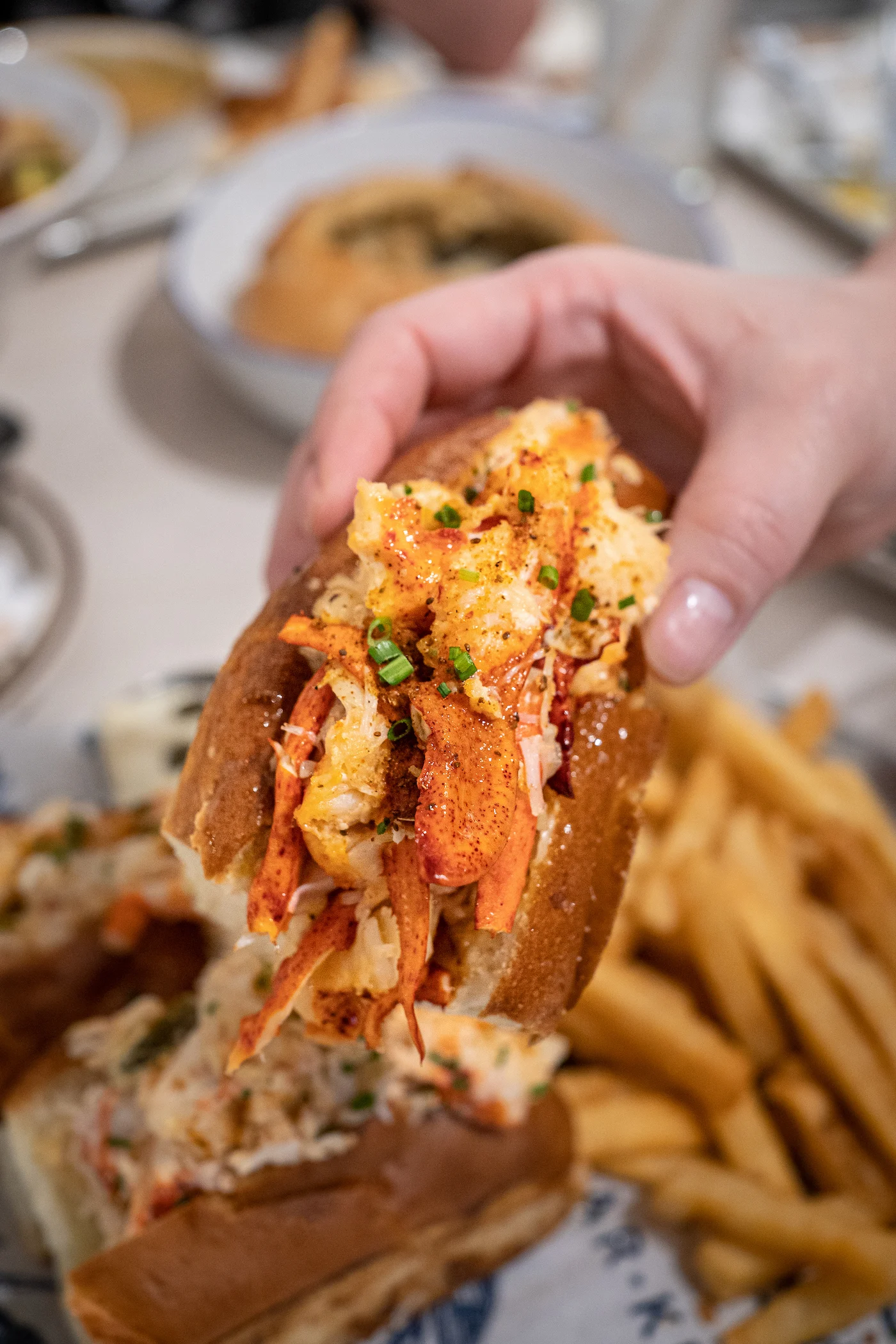 Market Fish Monnger Seattle Lobster Roll Trio Sampler