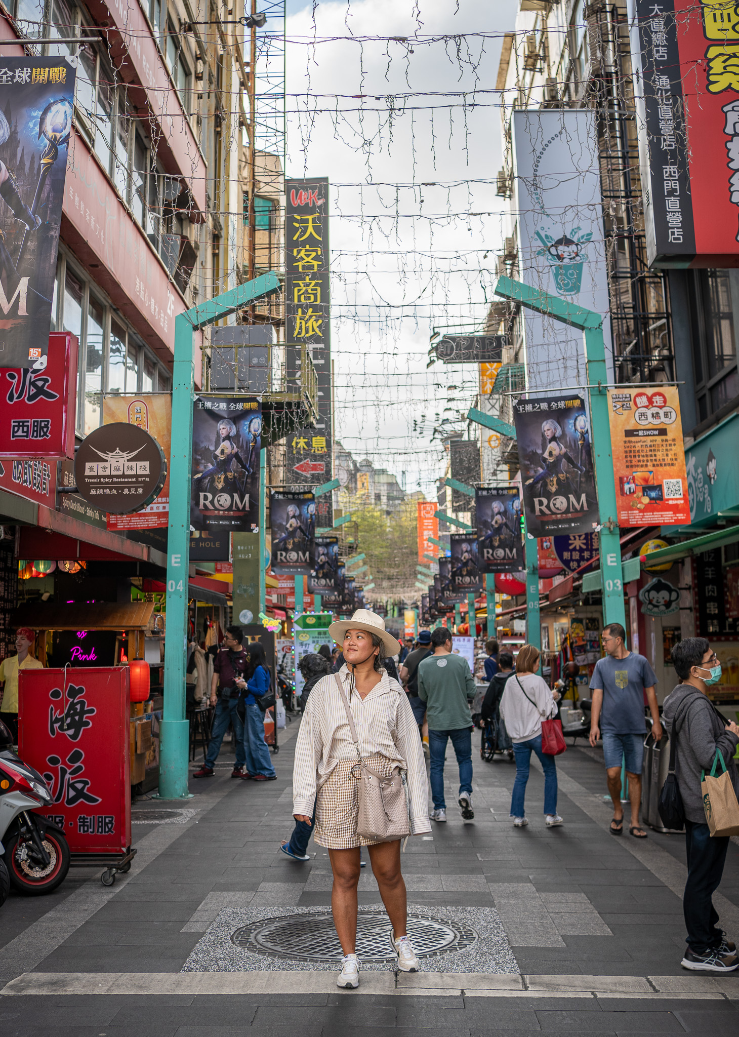 ximending walking district taipei taiwan