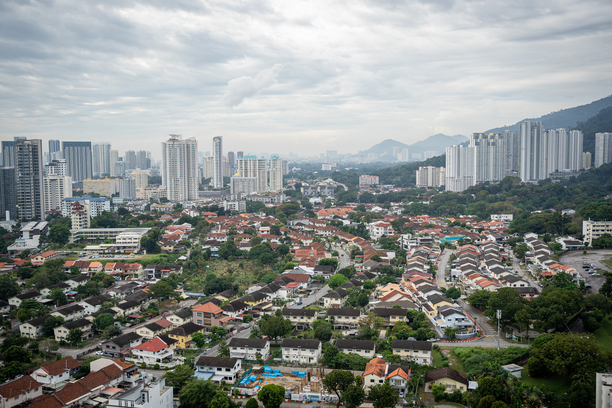 Penang Georgetown Malaysia Skyline view