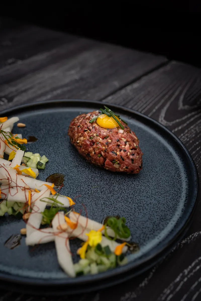 YookHweh yukhoe Korean style beef tartare from WeRo Seattle WA