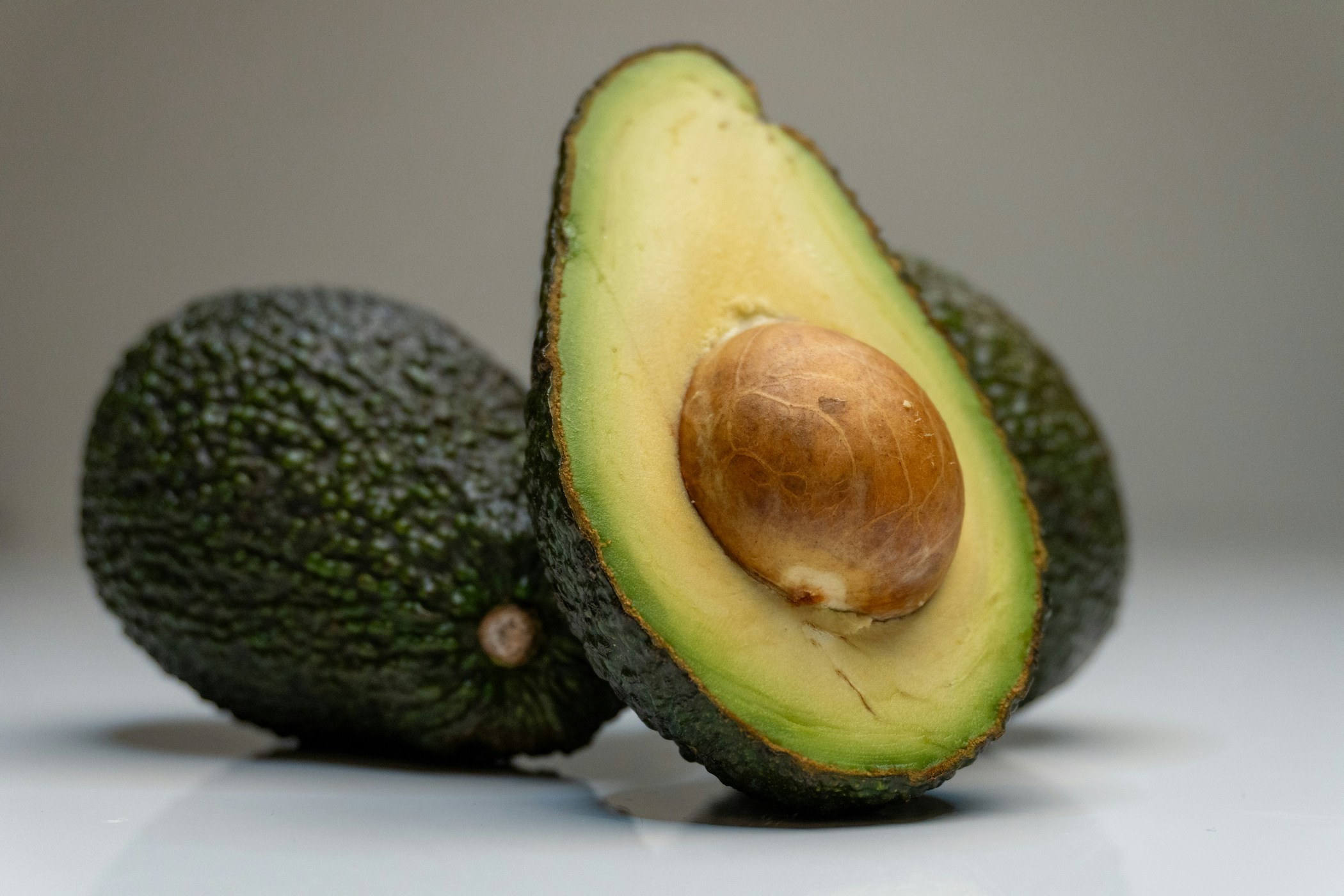 sliced avocado for guacamole