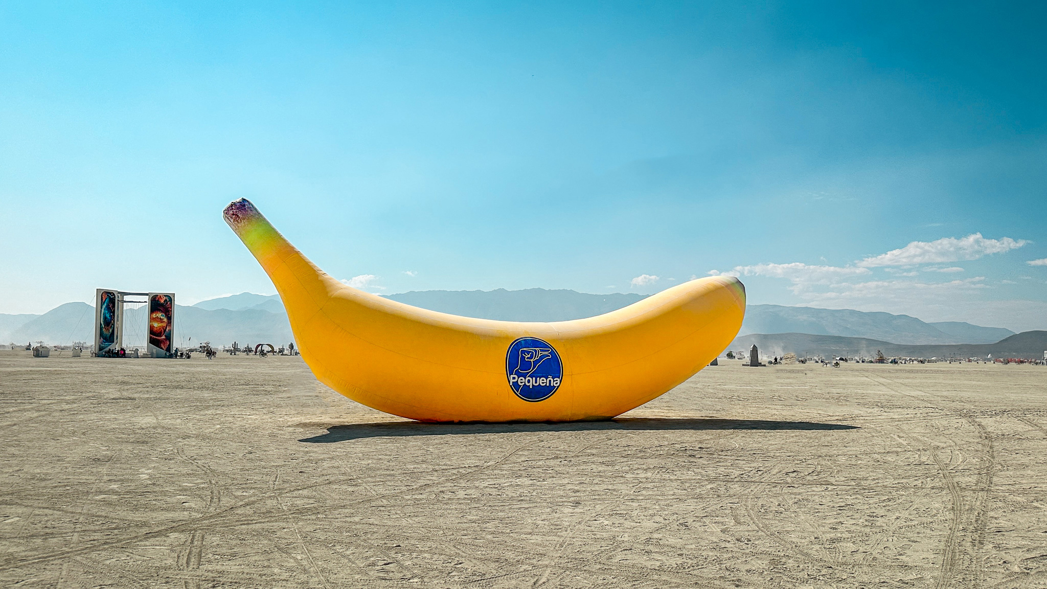 Banana for Scale Burning Man Art