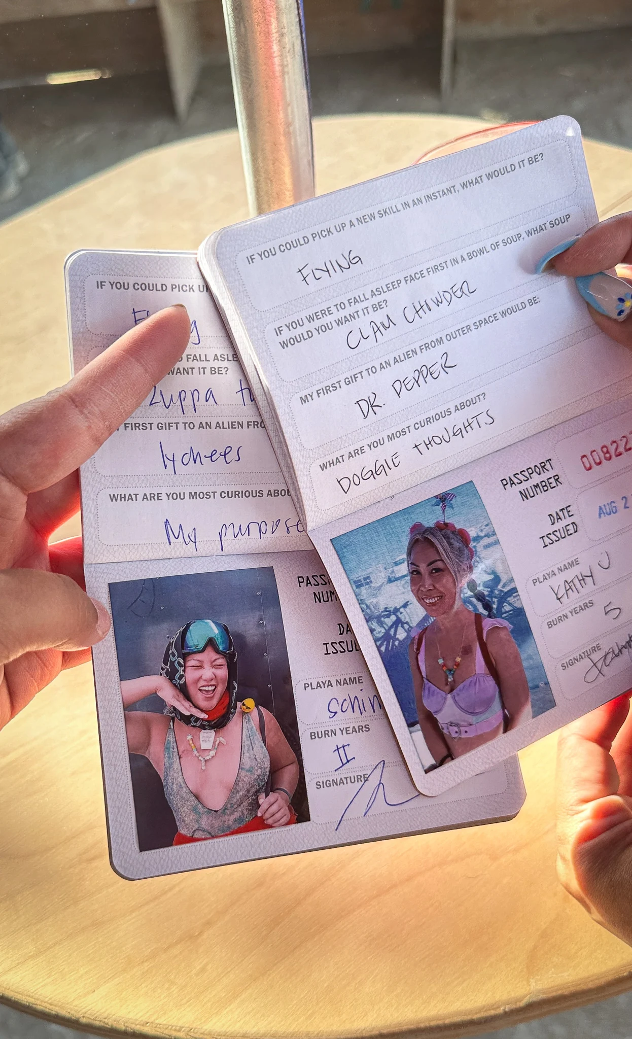 Burning Man Passports to get stamps