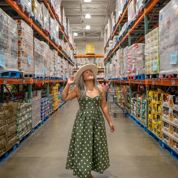 costco photoshoot down aisle green en saison dress sak sandals