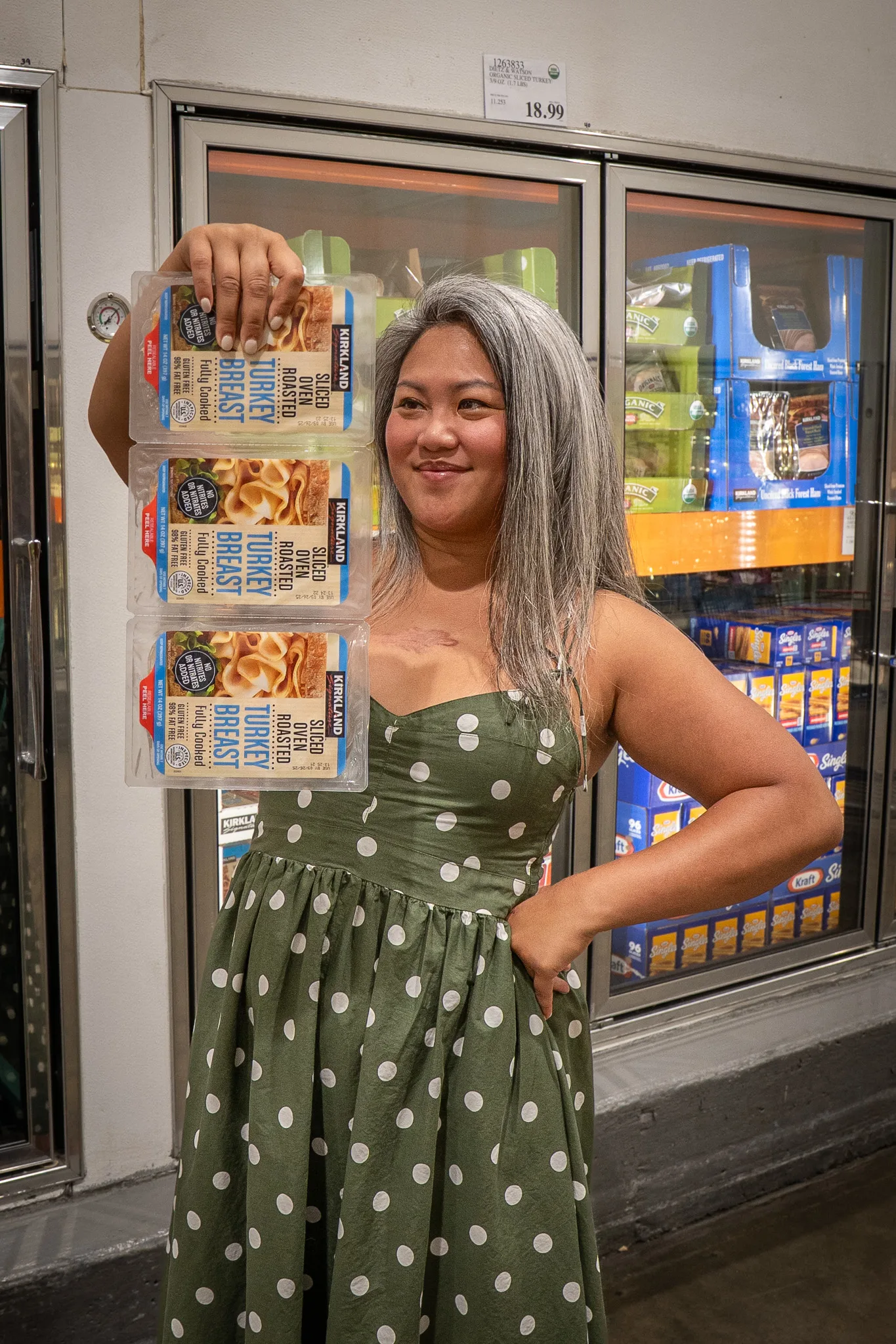 turkey slices from costco wholesale photoshoot