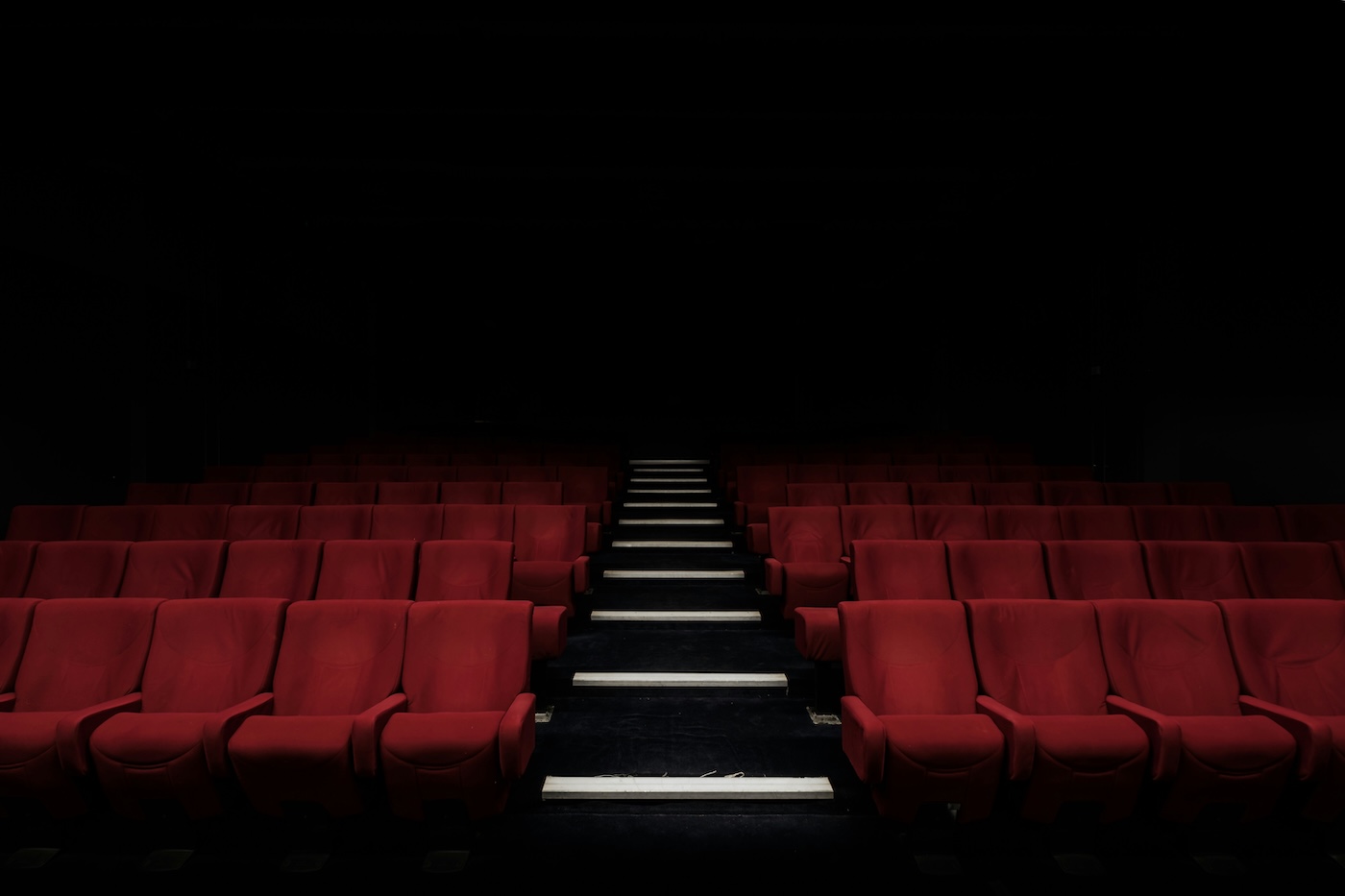 movie theater seating red seats