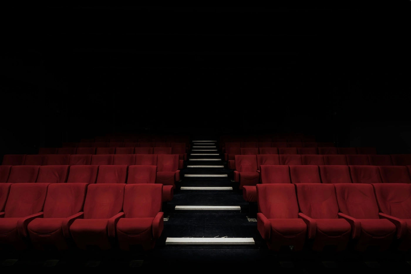 movie theater seating red seats
