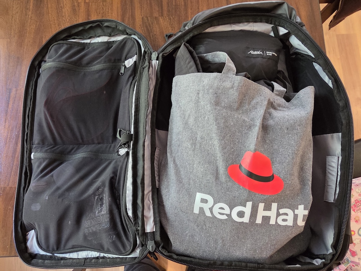 WANDRD Transit Backpack inside